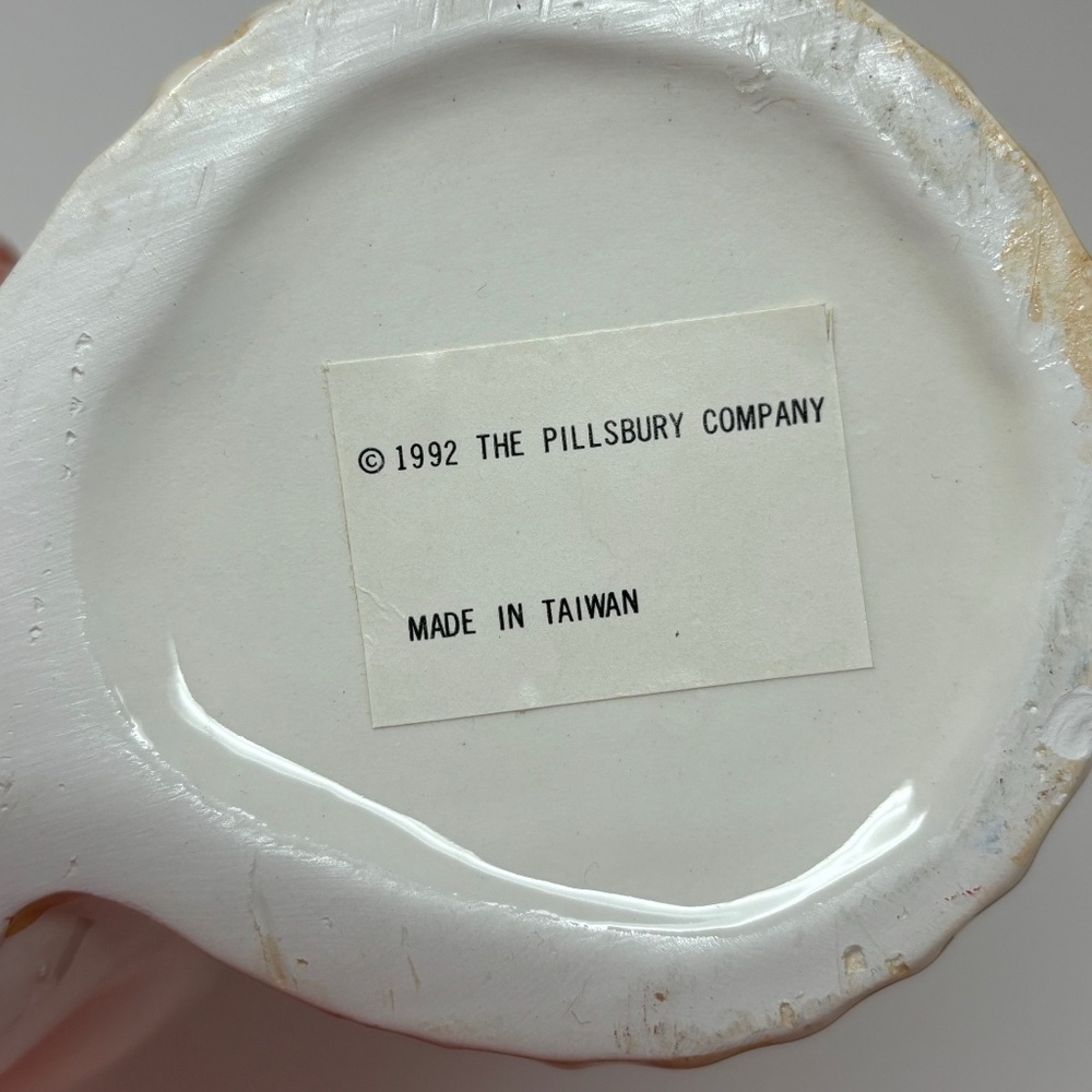 Pilsbury Dough Boy Vintage Kitchen Utensil Holder Funfetti Cupcake 1992 Taiwan - Picture 9 of 11